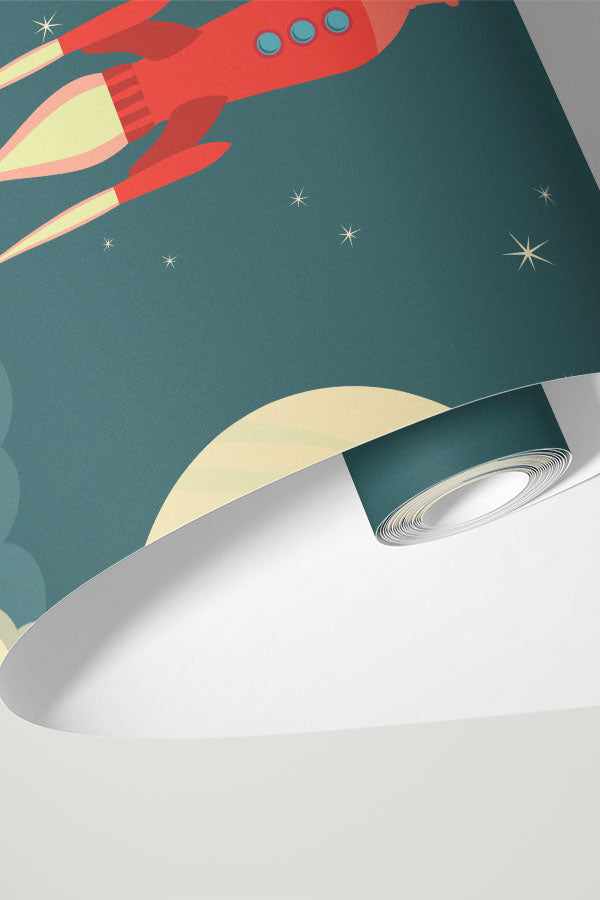 Retro Rocket Spaceship