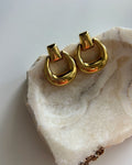 RHEA DOOR KNOCKER EARRINGS