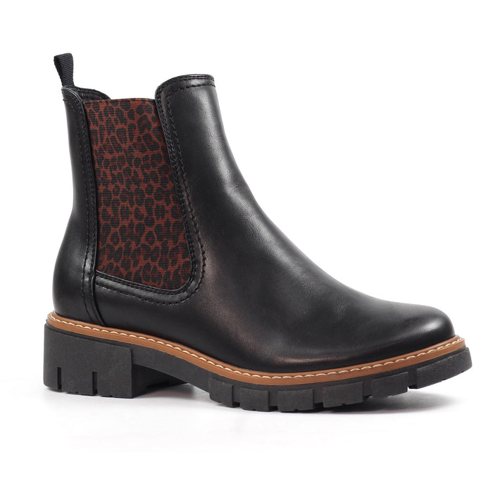 Ribble Black Ankle Boot