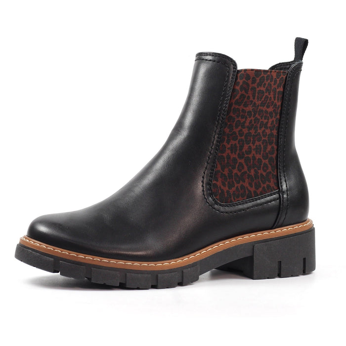 Ribble Black Ankle Boot