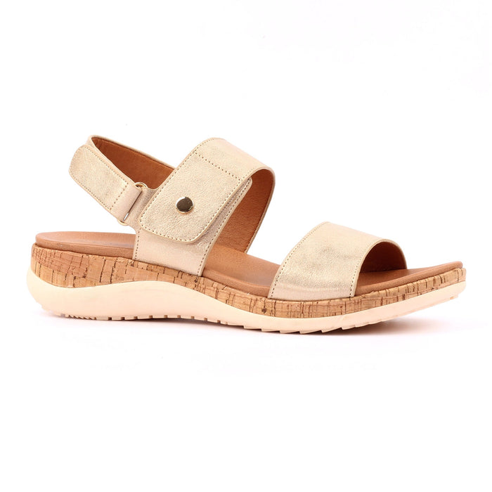 Riley Gold Sandal