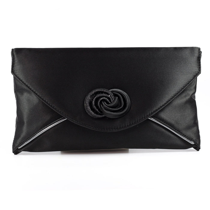 Ripley Black Satin Bag