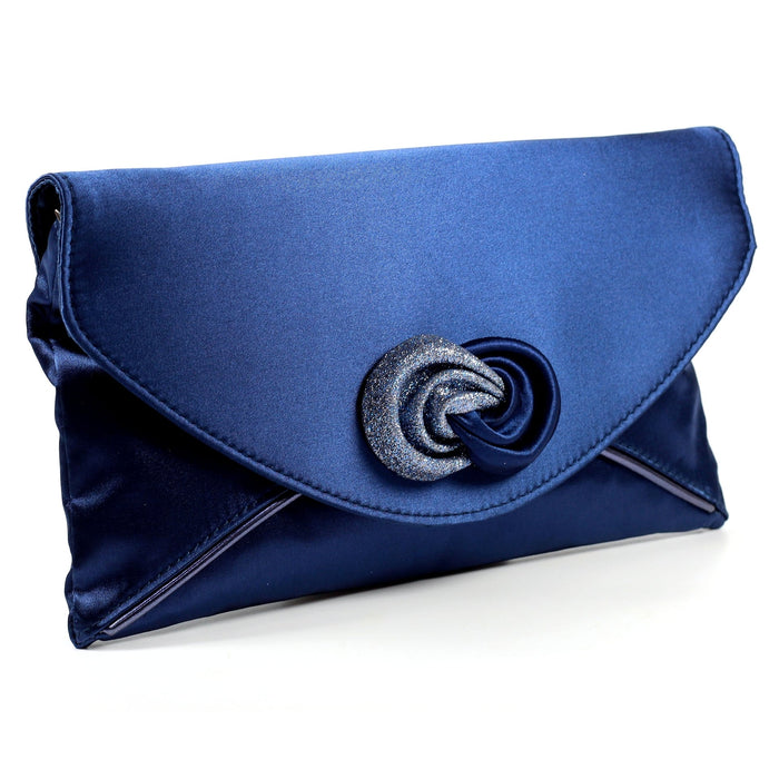 Ripley Blue Satin Bag