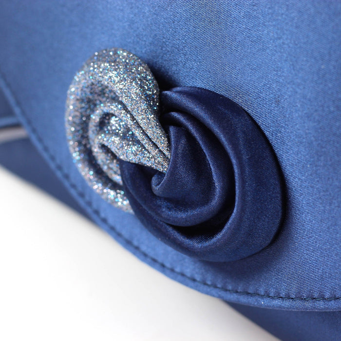 Ripley Blue Satin Bag