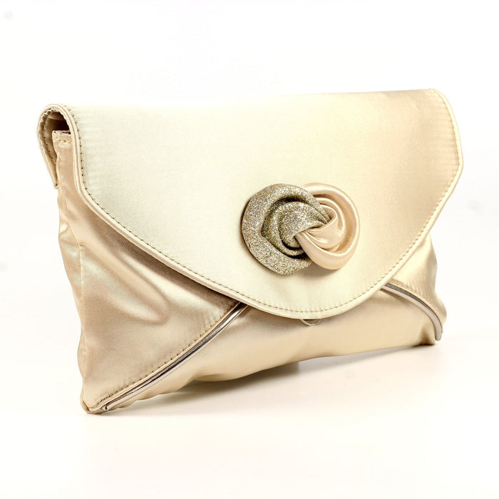 Ripley Champagne Satin Bag
