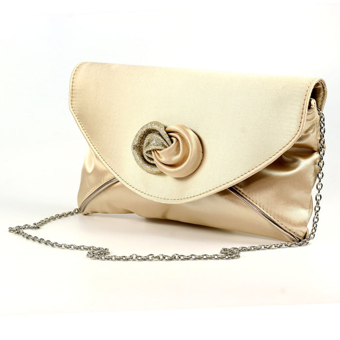 Ripley Champagne Satin Bag