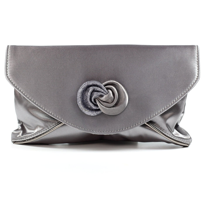 Ripley Grey Satin Bag