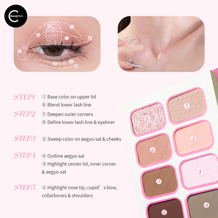 RMT Garden of Dreams 8-Color Eyeshadow Palette style #R01