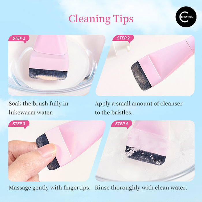 ROCK SWEET Seamless Finish Foundation Brush & Sponge Duo style #01