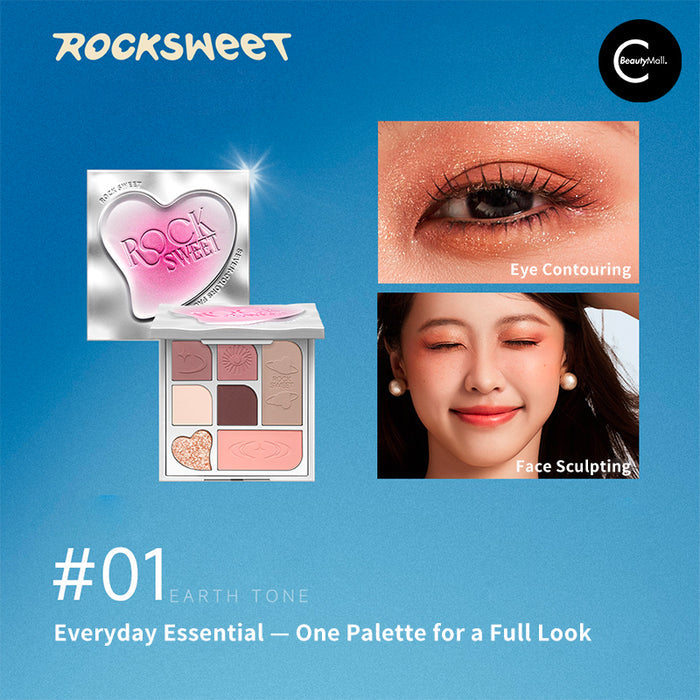 ROCK SWEET Sensory Journey 7-in-1 Face & Eye Palette style #02