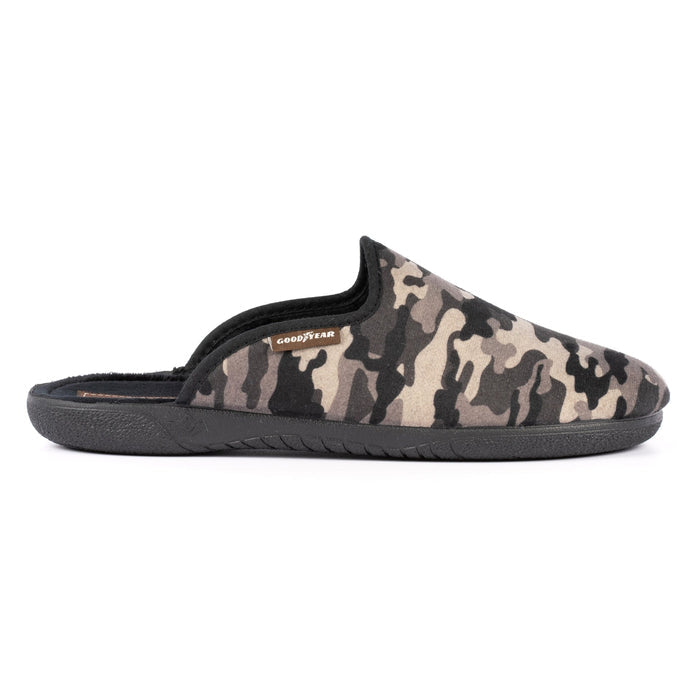 Rocky Black Goodyear Mule Slipper