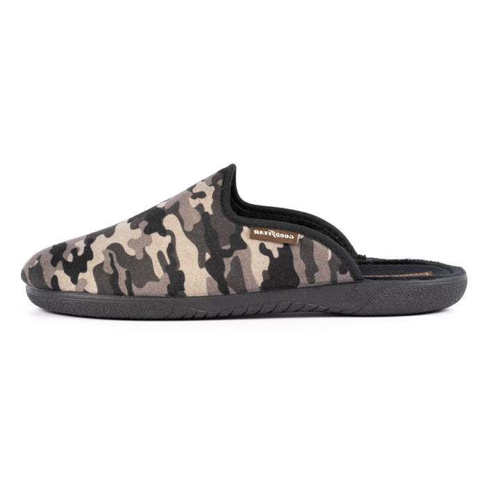Rocky Black Goodyear Mule Slipper