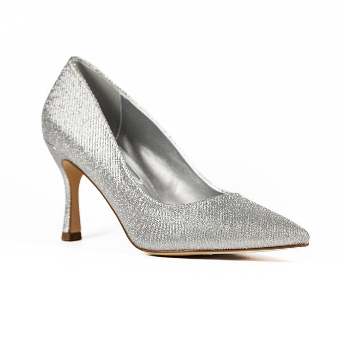 Romance Silver Court Shoe