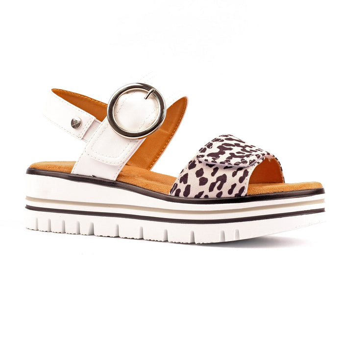 Ronda White Sandal