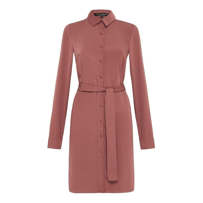 Rose Pink Tie Waist Shirt - Divinity Collection