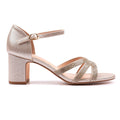 Roseanne Gold Sandal