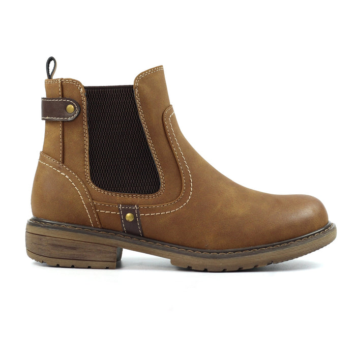 Roxie III Tan Ankle Boot