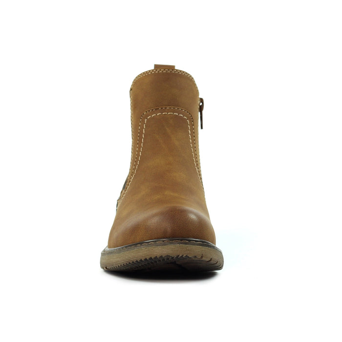 Roxie III Tan Ankle Boot