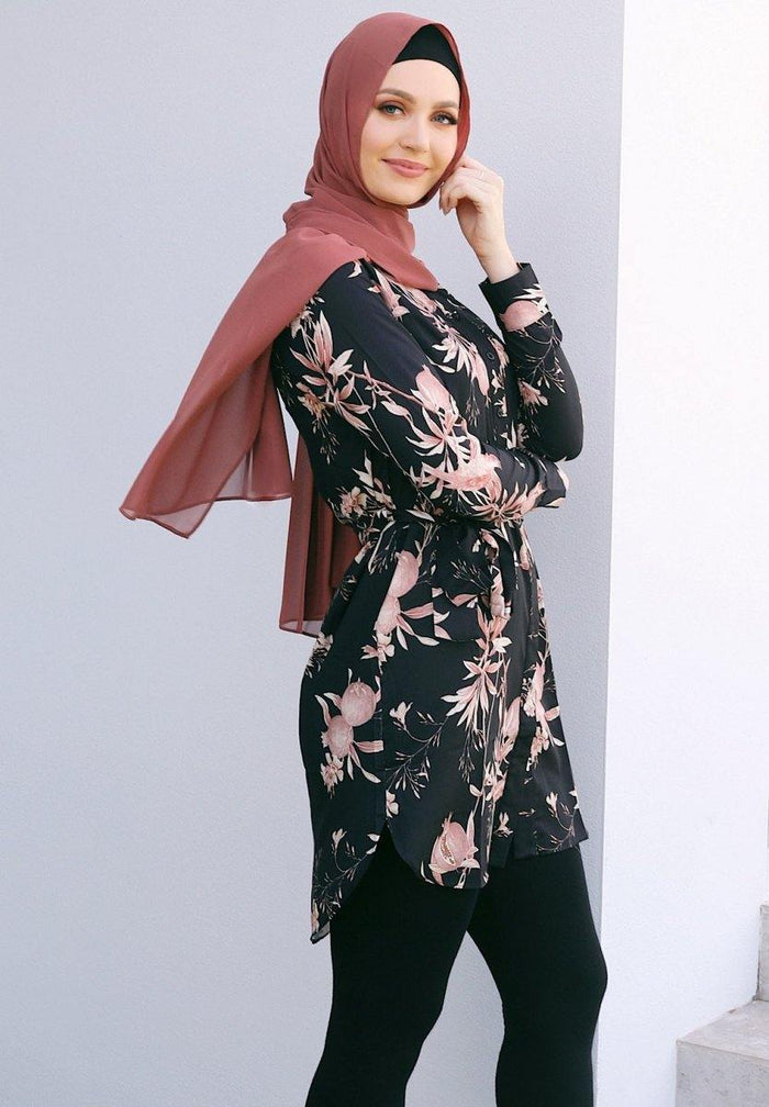Ruman Tie Waist Shirt - Divinity Collection