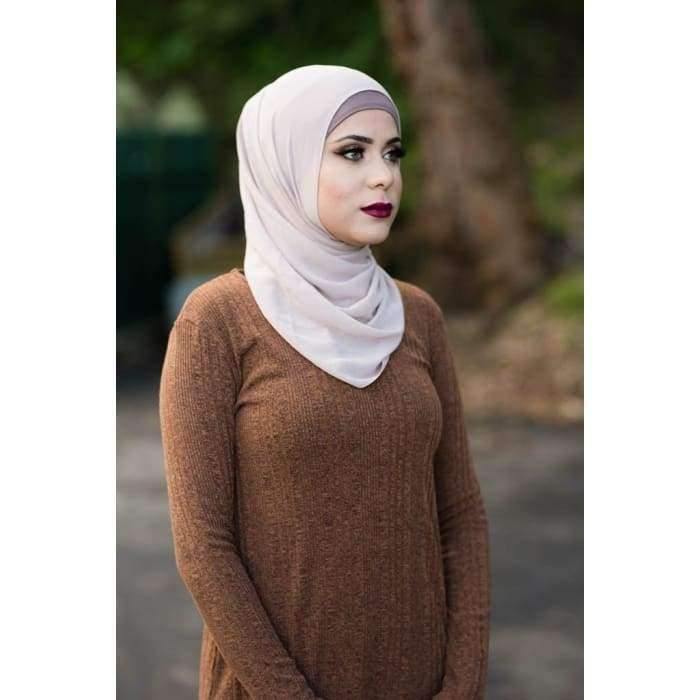 Rust Ribbed Knit Dress - Divinity Collection
