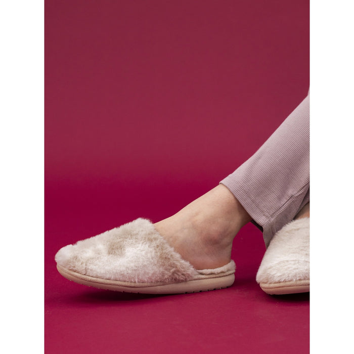 Salla Beige Mule Slipper