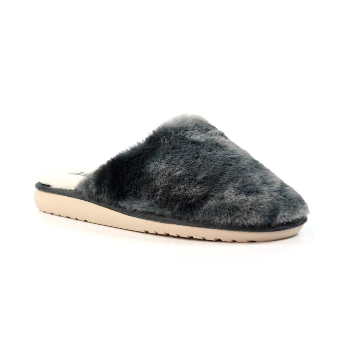 Salla Grey Mule Slipper