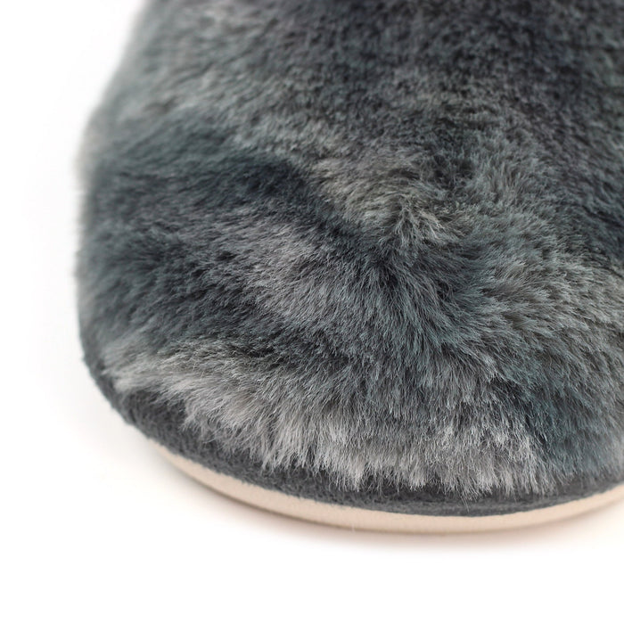 Salla Grey Mule Slipper