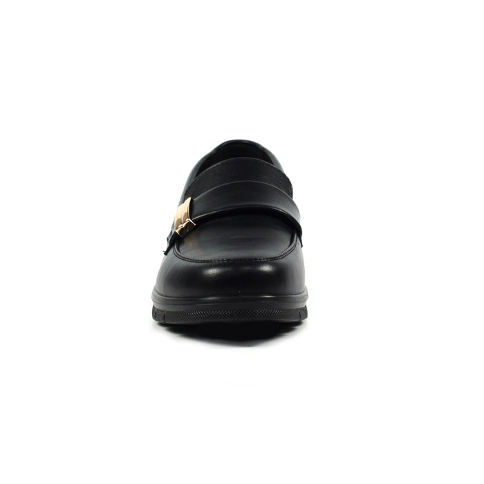 Salma Black Wedge Shoe