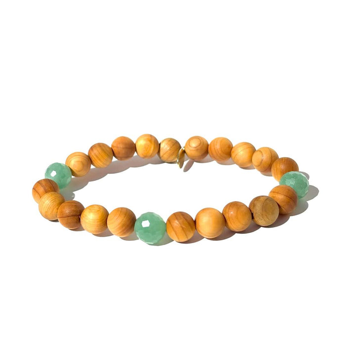 Sandalwood & Jade Bracelet | Libra Bracelet