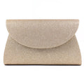 Sariyah Gold Glitter Clutch Bag