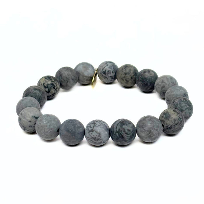 Scenic Gray Jasper Bracelet