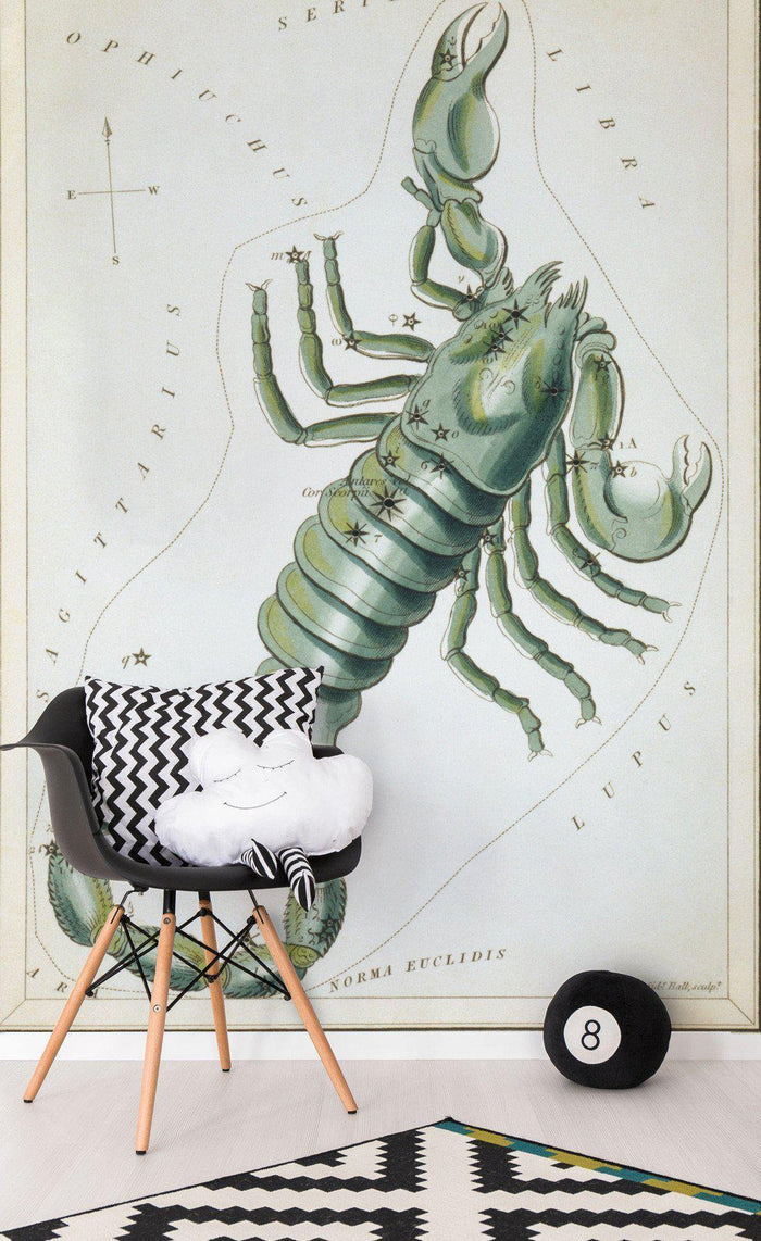 Scorpio Wall Mural-Wall Mural-Eazywallz