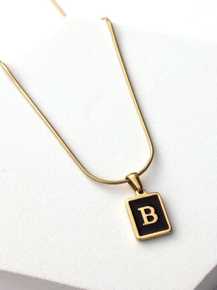 SECRET AGENT Initial Necklace