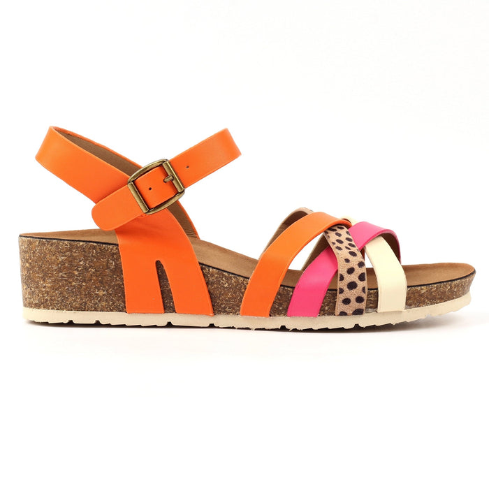 Selina Orange Sandal