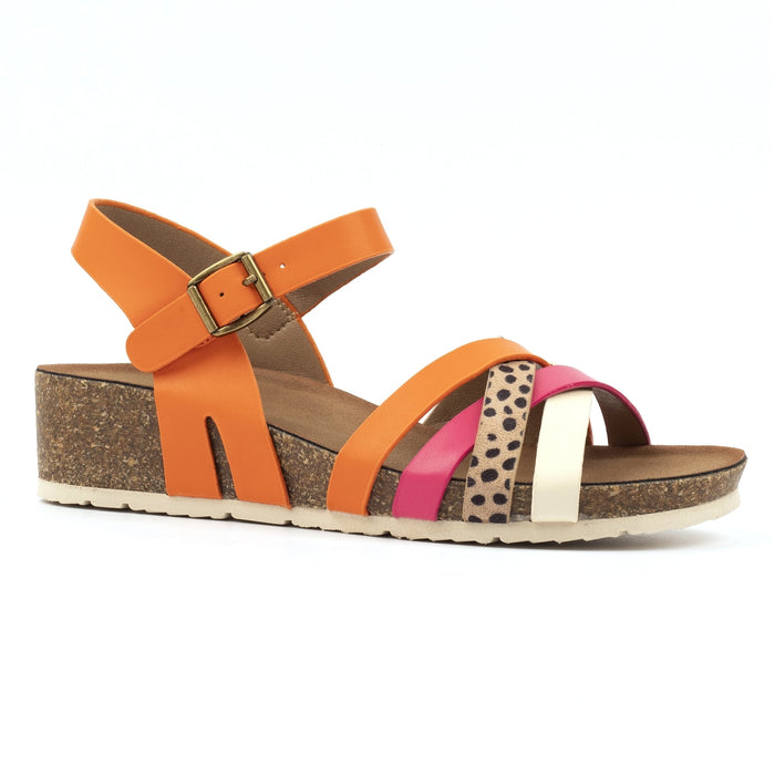 Selina Orange Sandal