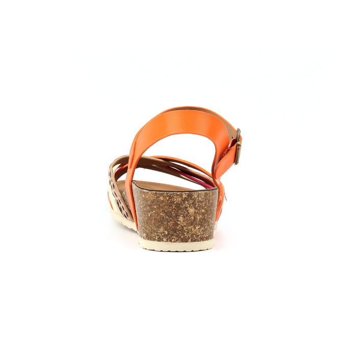 Selina Orange Sandal