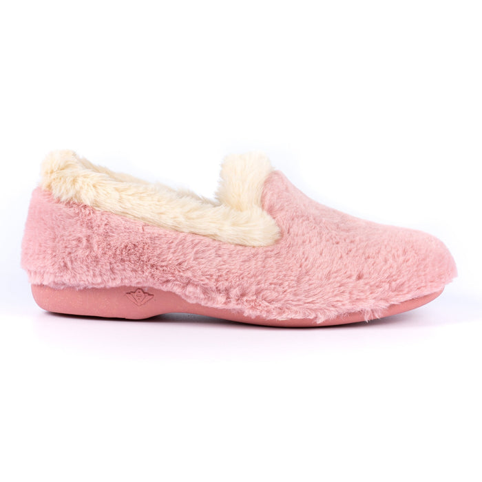 Shake Pink Fur Trim Slipper