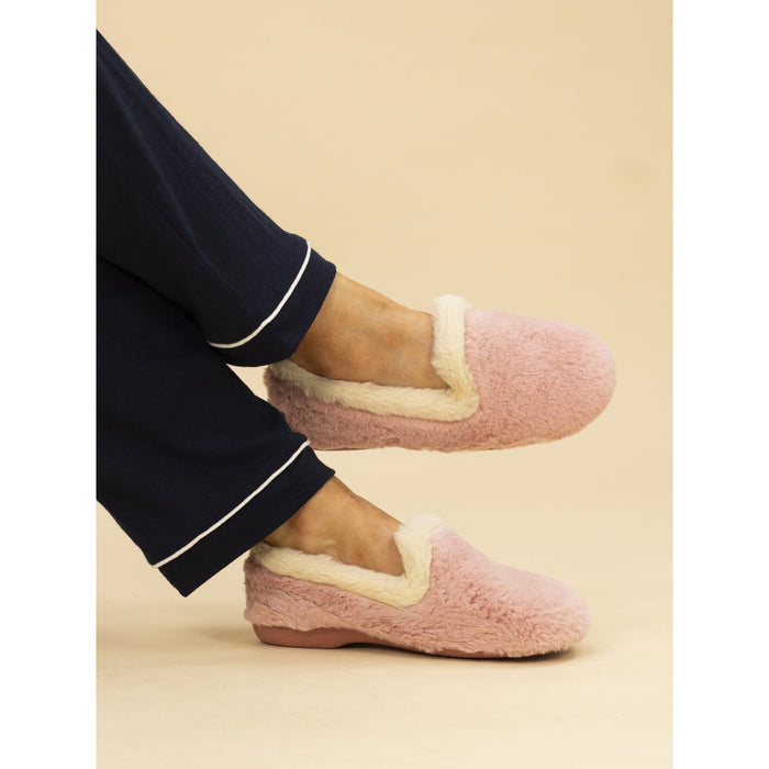 Shake Pink Fur Trim Slipper