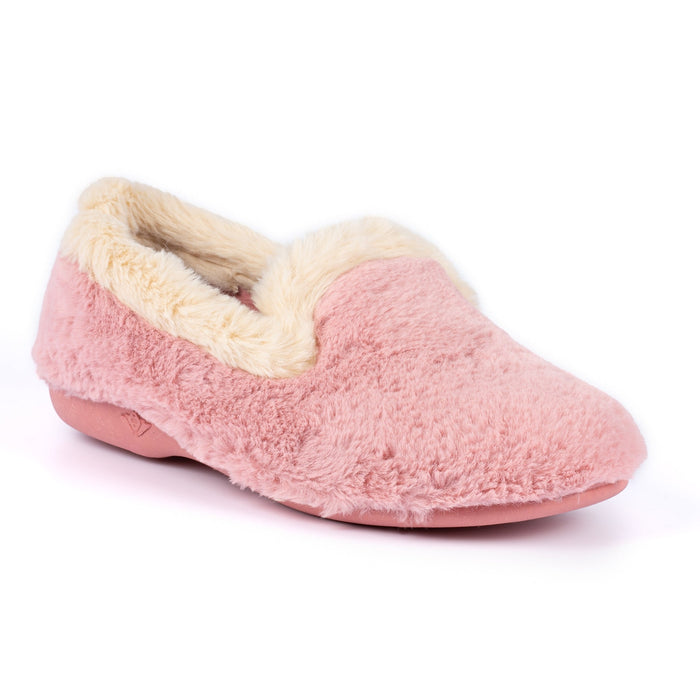 Shake Pink Fur Trim Slipper
