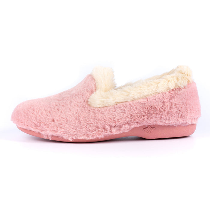 Shake Pink Fur Trim Slipper