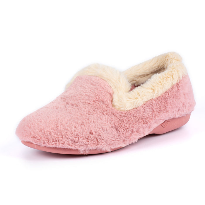 Shake Pink Fur Trim Slipper
