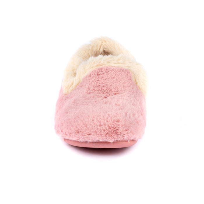 Shake Pink Fur Trim Slipper