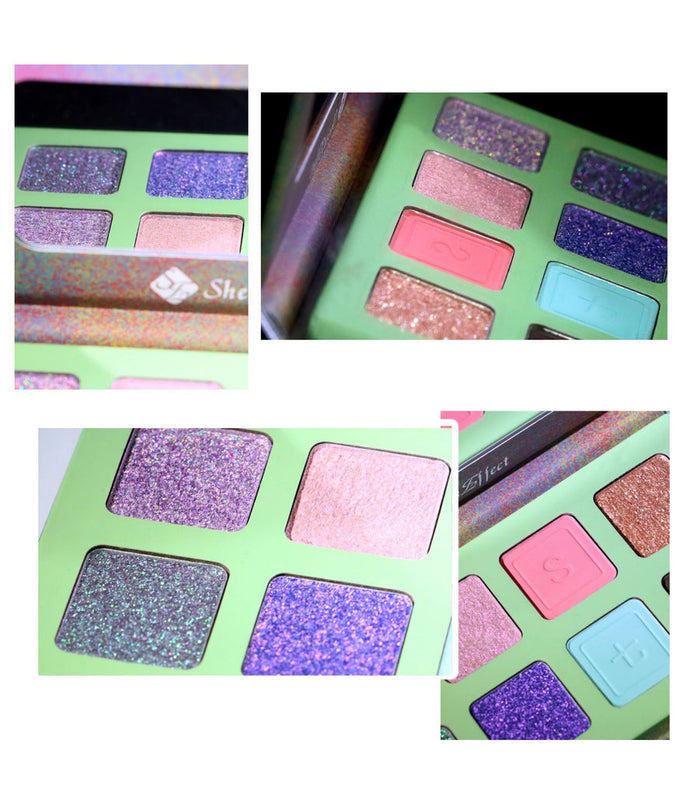 SheenEffect "Enchanted Realm" 8-Color Eyeshadow Palette detail