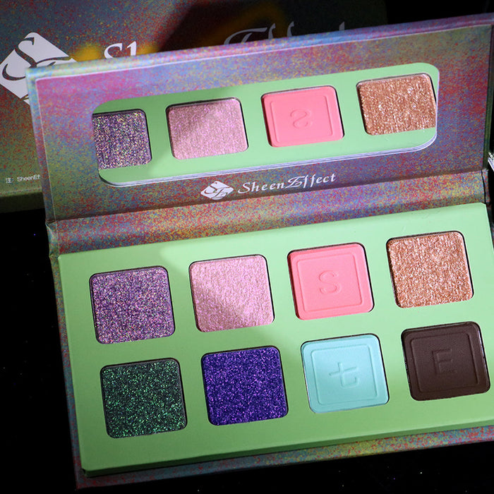 SheenEffect "Enchanted Realm" 8-Color Eyeshadow Palette detail