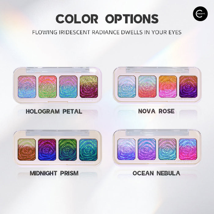 SHEENEFFECT Multi-Chrome Chameleon Shift Eyeshadow Palette