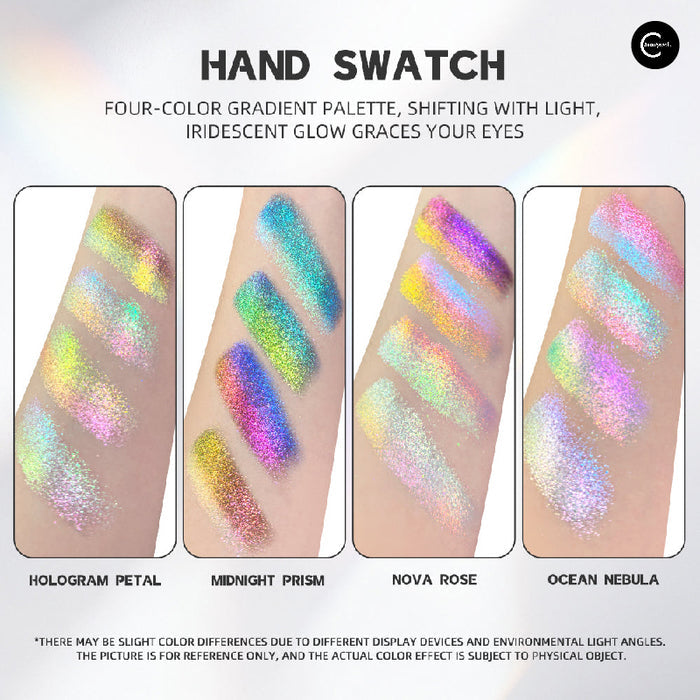 SHEENEFFECT Multi-Chrome Chameleon Shift Eyeshadow Palette