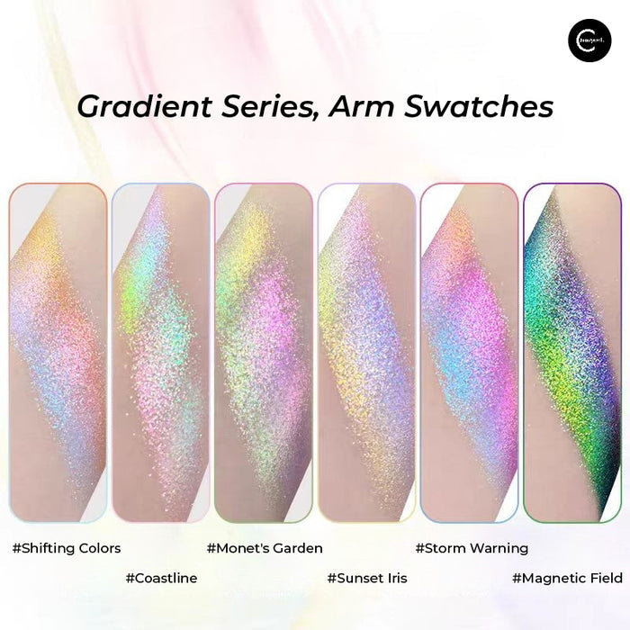 SheenEffect Optical Chameleon Gradient Eyeshadow Monet's Garden swatch