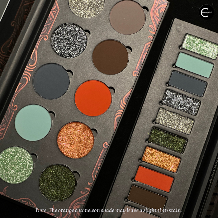 Shellwe Makeup x @ghoul.in.japan Nocturnal Flame eyeshadow palette full size with Lacrimosa