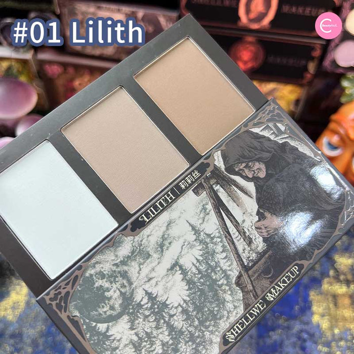 Shellwe Makeup Trio Contour Palette – #Lilith & #Luperca 02 Luperca