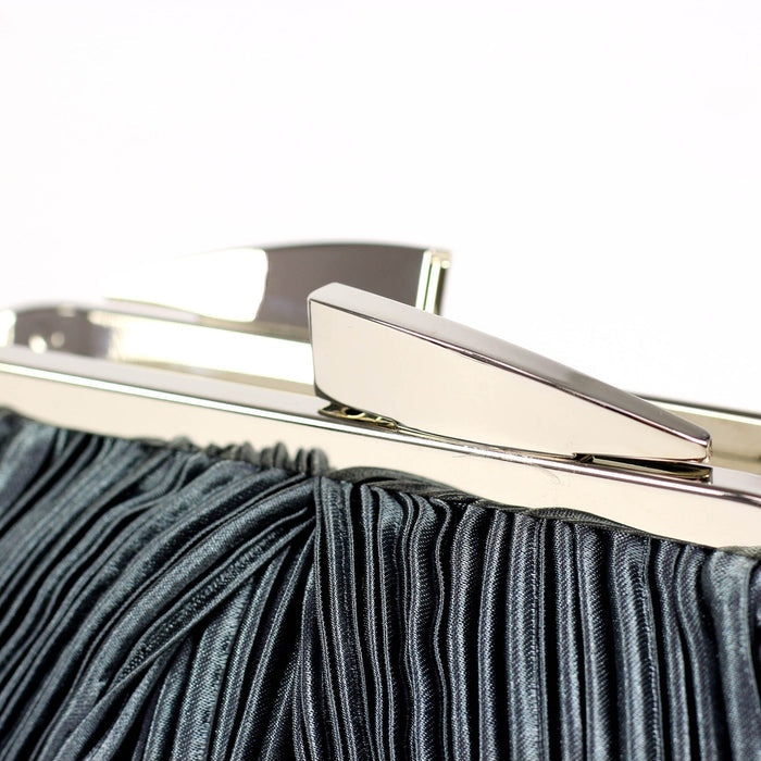 Sienna II Dark Grey Clutch Bag